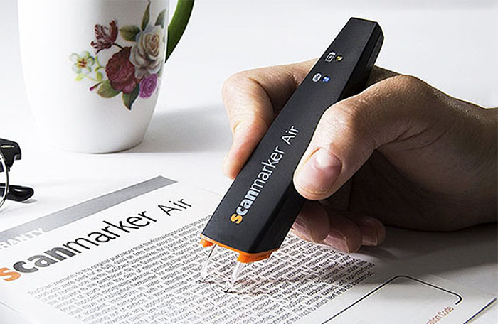 black Digital Highlighter Scanning Pen Scanmarker Air Pen Scanner Reader 