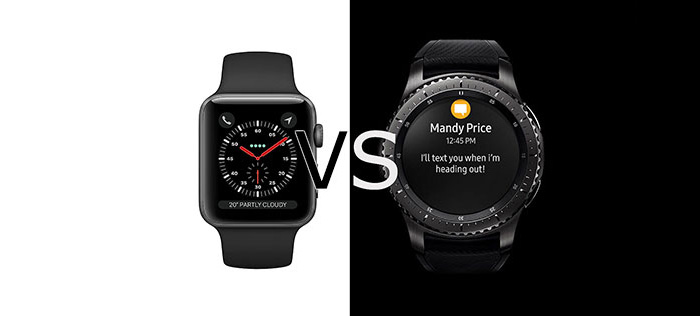 gear s3 frontier vs apple watch 4