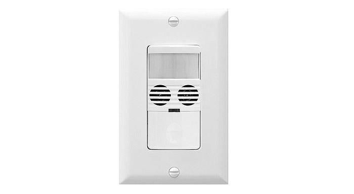 Automatic Wall Mounted Movement PIR Sensor With Override Switch Motion Activated 