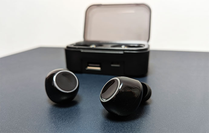 קנו אוזניות | BlitzWolf BW-FYE3 Pro TWS bluetooth-compatibleV5.0 Earphone  HiFi Stereo HD Call Touch Control 2000mAh Power Bank Sports Wireless