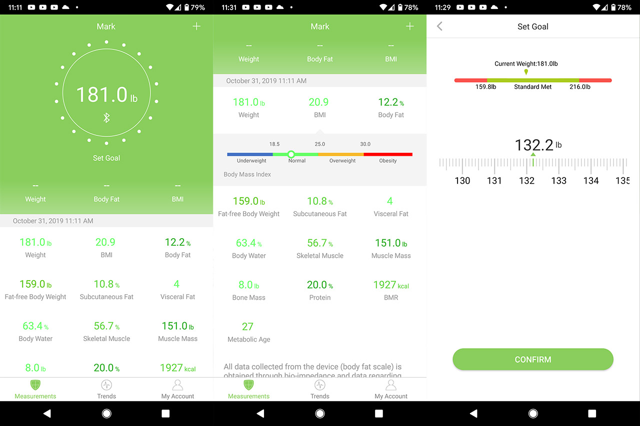 Etekcity ESF24 Smart Fitness Scale