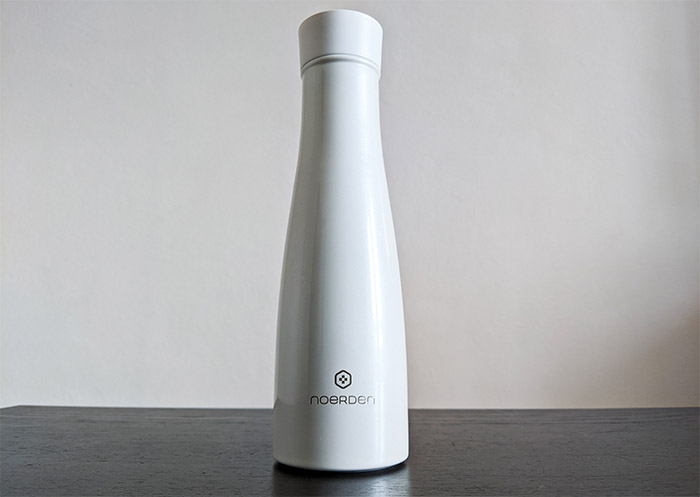 Noerden LIZ Smart Water Bottle 16 oz UV Self-Cleaning Sterilization White 