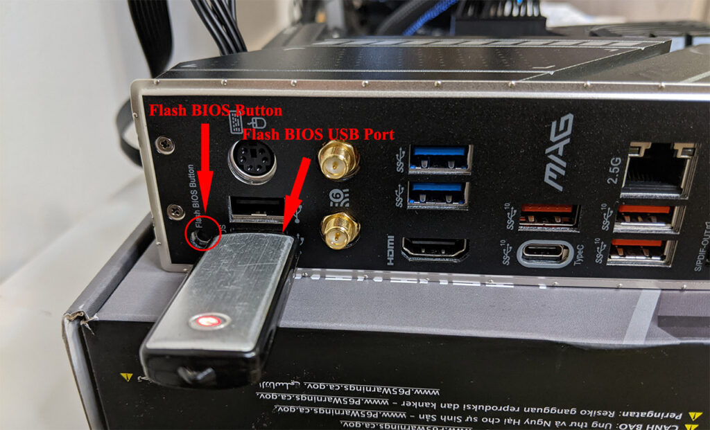 How to update the MSI MAG X570 Tomahawk WiFi BIOS to support the AMD