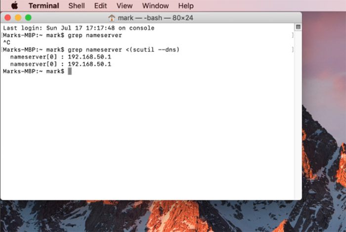 check-dns-servers-apple