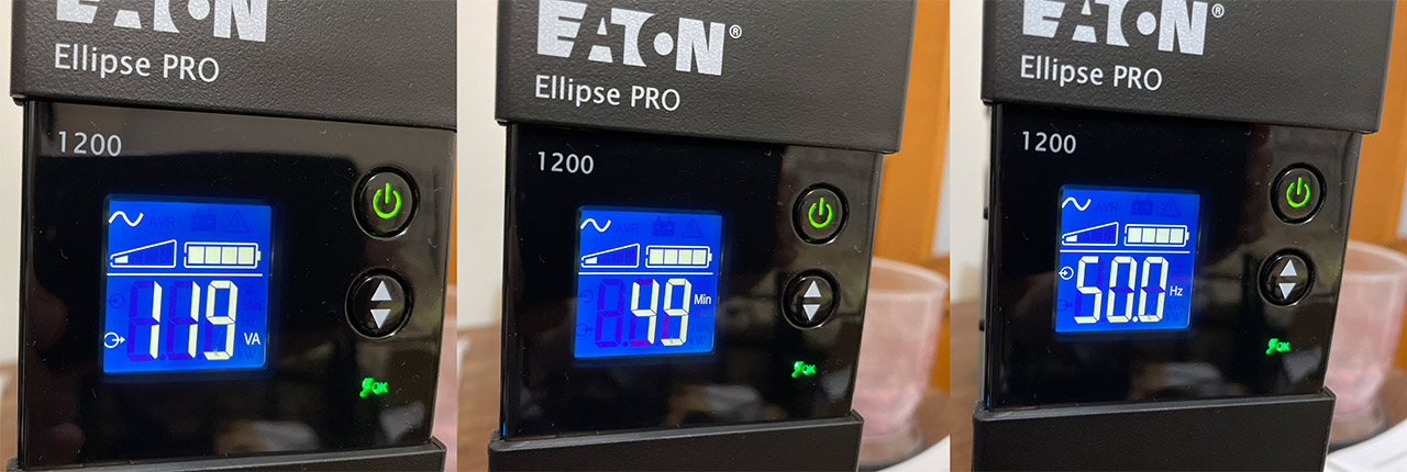 EATON Onduleur Ellipse PRO 1200 - 8 prises