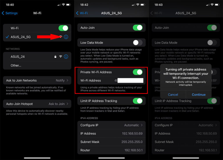 Does the WiFi MAC address change? What are the Privacy concerns