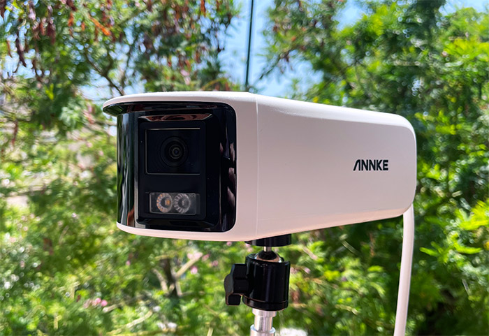 ANNKE FCD600 Telecamera PoE A Doppio Obiettivo 6MP – Visione 180° Con Rilevamento AI Di Persone E Veicoli, Notte A Colori E IR